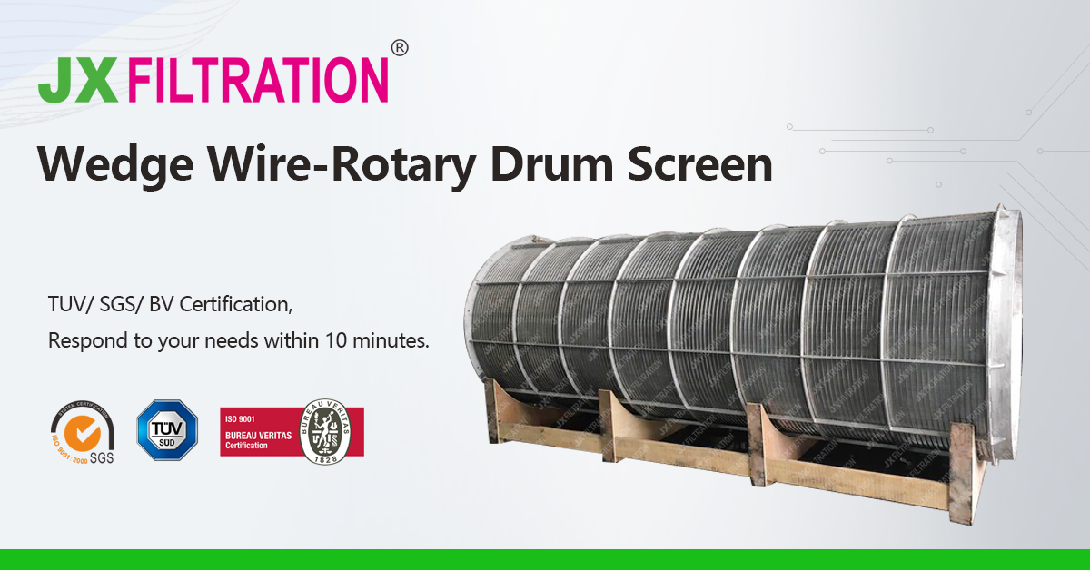 Rotary Drum Screen for Paper Mill